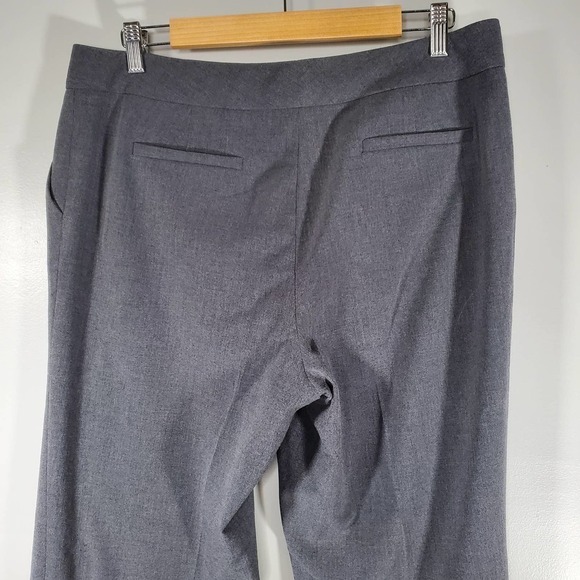 Calvin Klein Classic Fit Straight Leg Stretch Luxe Pants Charcoal Gray Size 12 - Picture 6 of 12